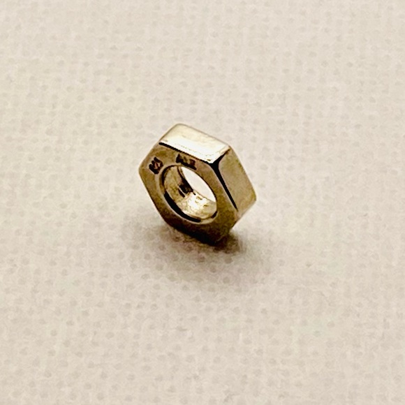 EUC Pandora 790154 Sterling Silver Hexagon Spacer - Picture 8 of 10